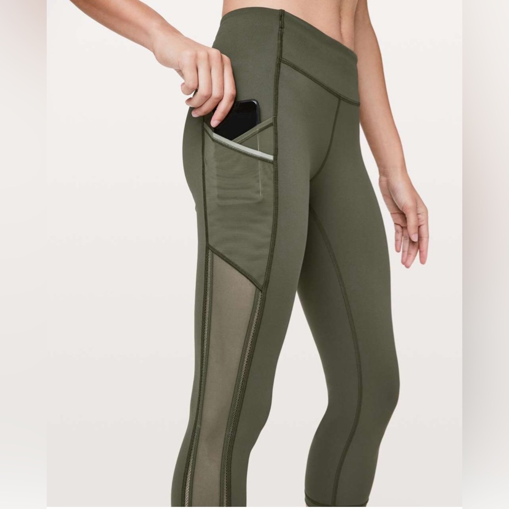 Green Lululemon Leggings